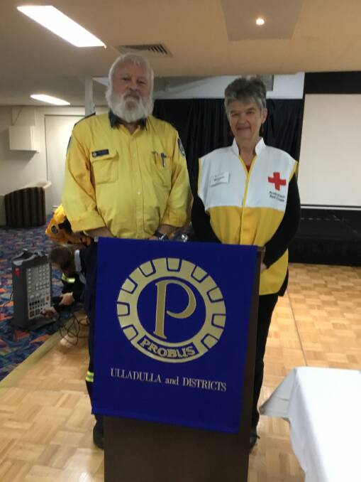 Guest speakers Gary Barton and Margaret Peppitt at the June meeting. Photo: supplied.