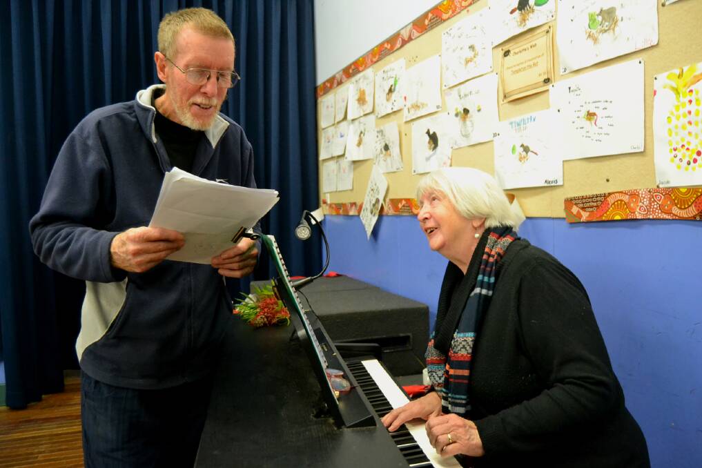 Director Kevin Richards and pianist Anne Foster.