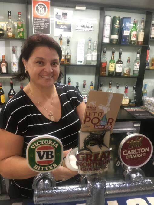 Marlin Hotel manager Vicky Kapetanos is urging locals to support the Let It Pour campaign by drinking a Great Northern this weekend.