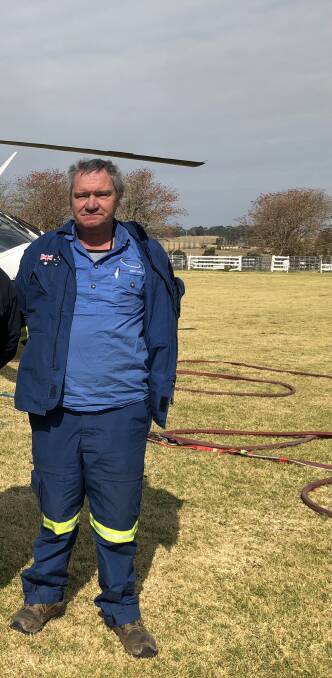 Allan 'Tully' Tull pictured before he died while undertaking firefighting operations at the Mount Kingiman fire on Friday, August 17. Picture: John Hanscombe.