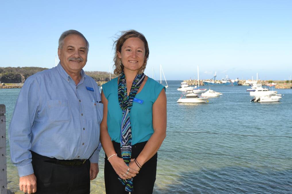 Joe Puglisi and Amy Robson, who turned a Shoalhaven Ambassador role into casual work.