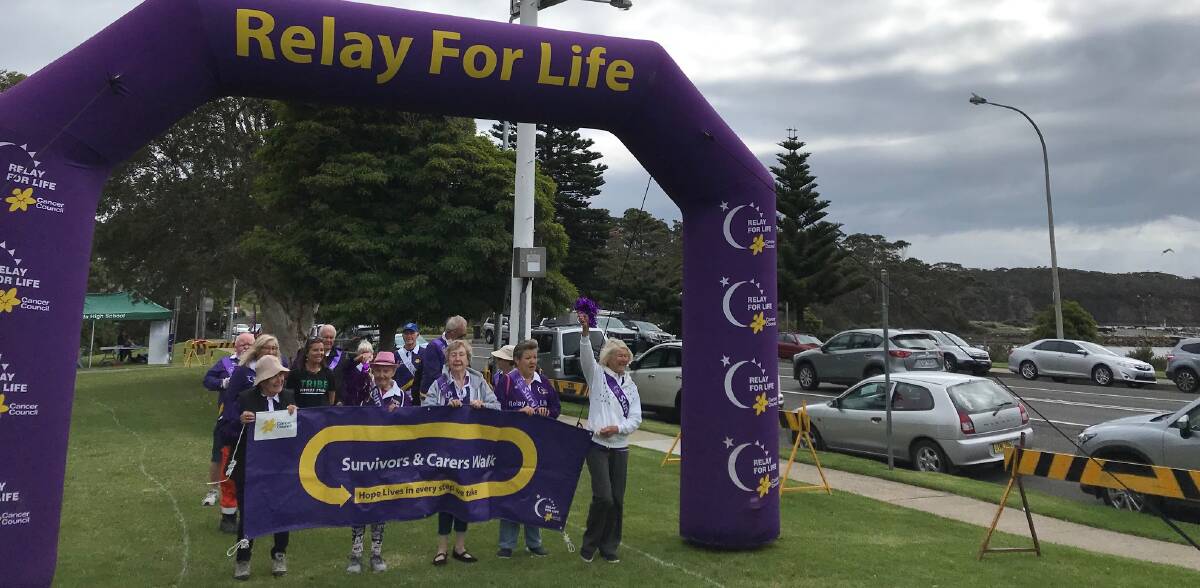 Cancer survivors and carers set to begin the 2018 Relay for Life.