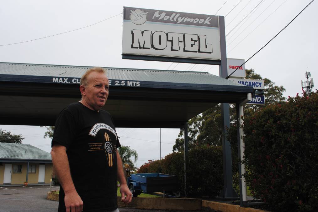 Stephen Manasseh has owned Mollymook Motel for 18 years.