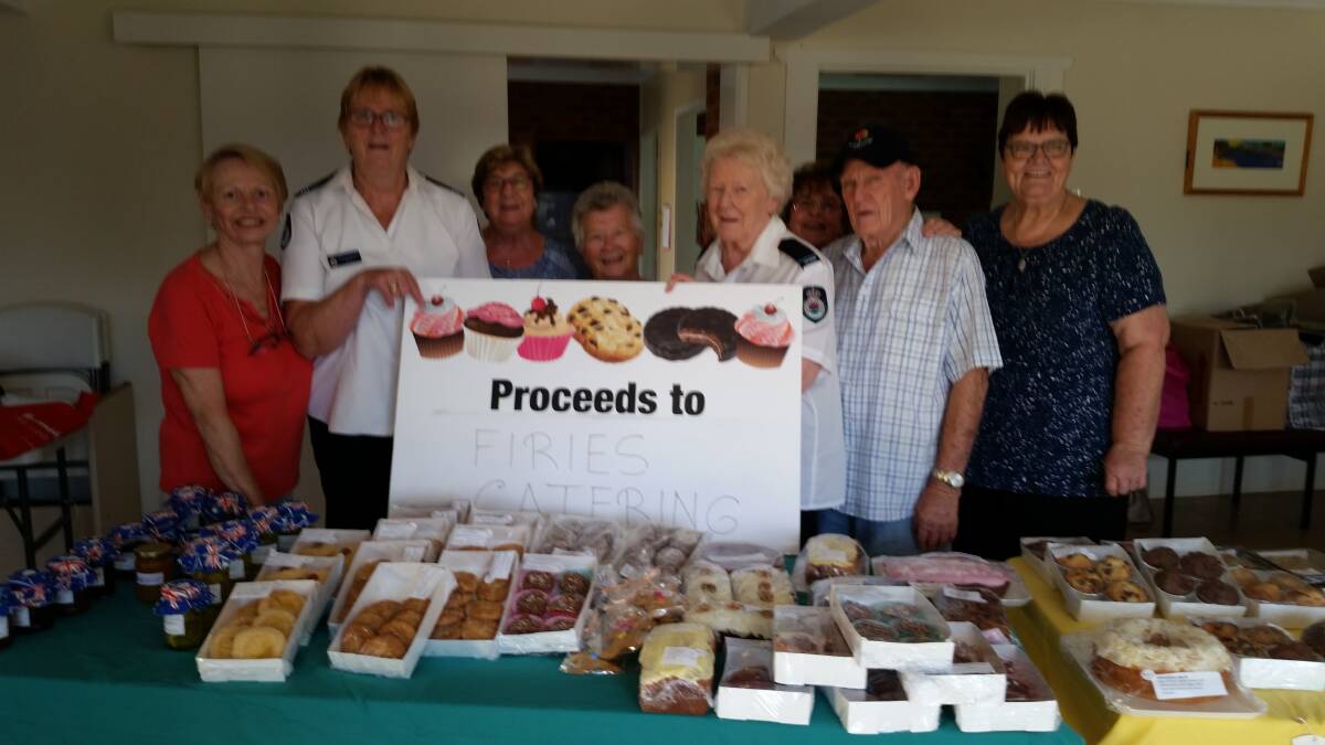 Firies catering and Uniting Church volunteers.