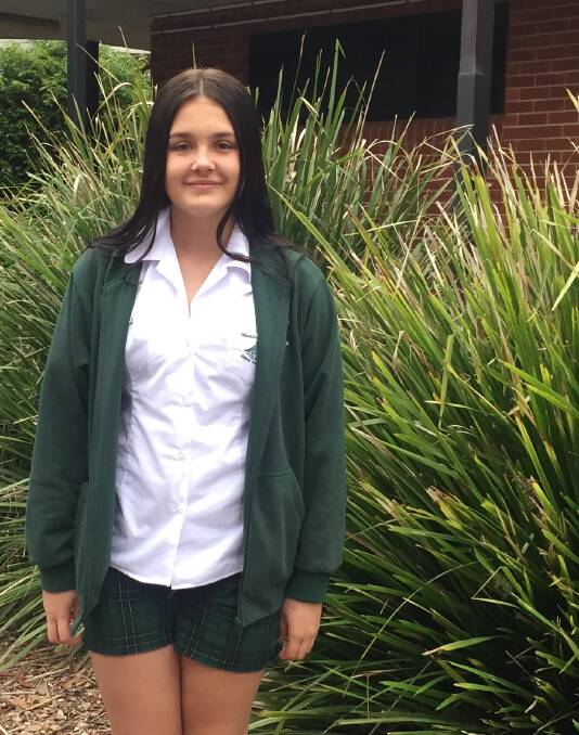 ON THE UP: Ulladulla High School's Tanaya North received a scholarship from The Harding Miller Education Foundation Scholarship which provides support to lift educational outcomes of high potential girls. 