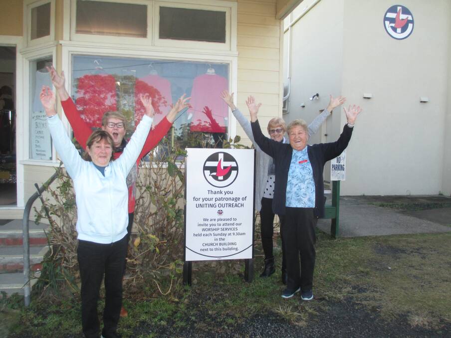 Outreach centre volunteers Sue, Julie, Doreen and Kay are excited about the changes ahead.