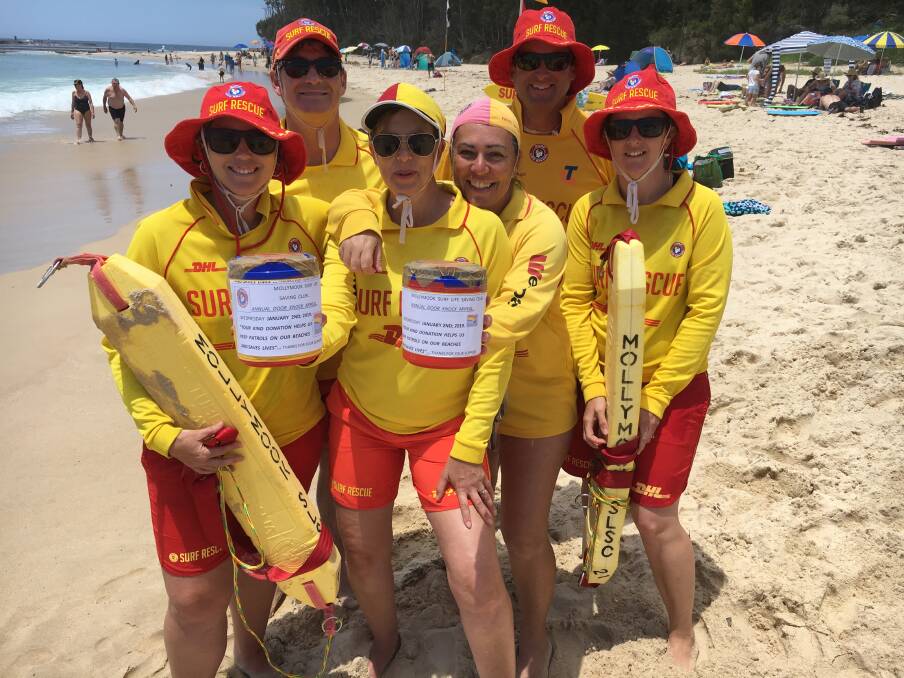LIFE SAVERS: Mollymook Surf Life Saving Club volunteers will be door-knocking to raise funds for the club.