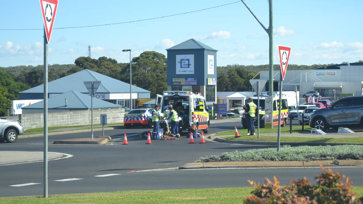 Pedestrian flown to St George Hospital following collision at Princes Highway roundabout