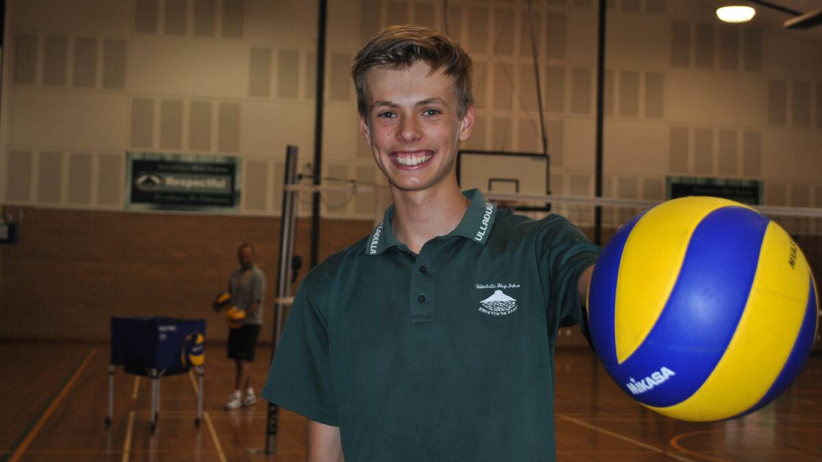 NET GAIN: Ulladulla High School student Thom Smith will represent NSW at the Australian Junior Volleyball Championships. 