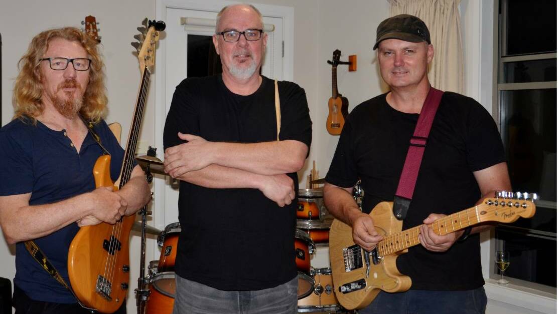 Ray, Jeff and Dave from local band The Brags. Picture: supplied.