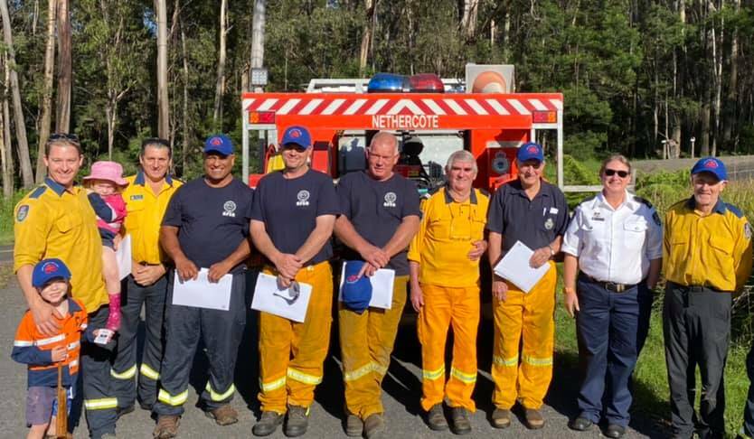 Crew members from Nethercote Rural Fire Service. Picture on file