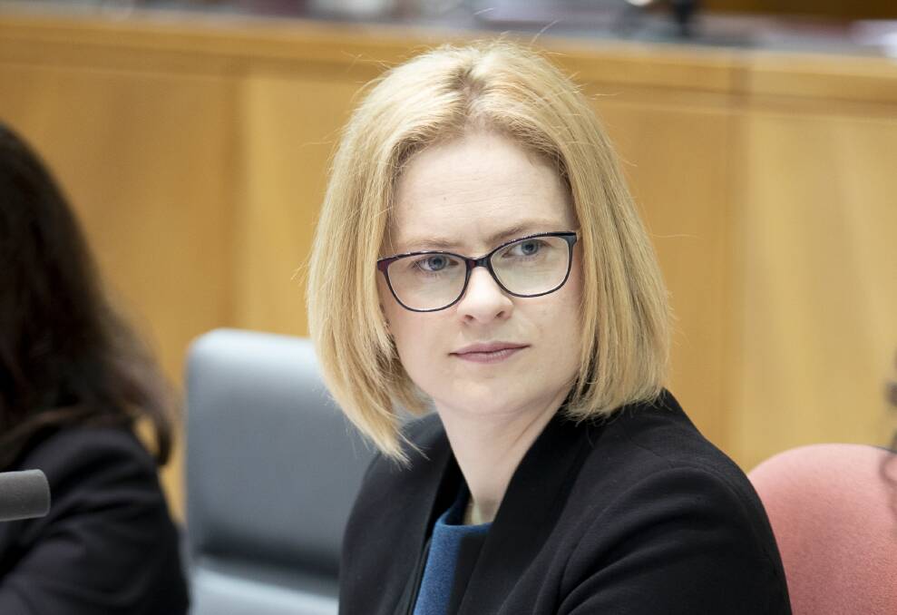 Liberal Senator Amanda Stoker has urged action to stop children accessing online pornography. Picture: Sitthixay Ditthavong