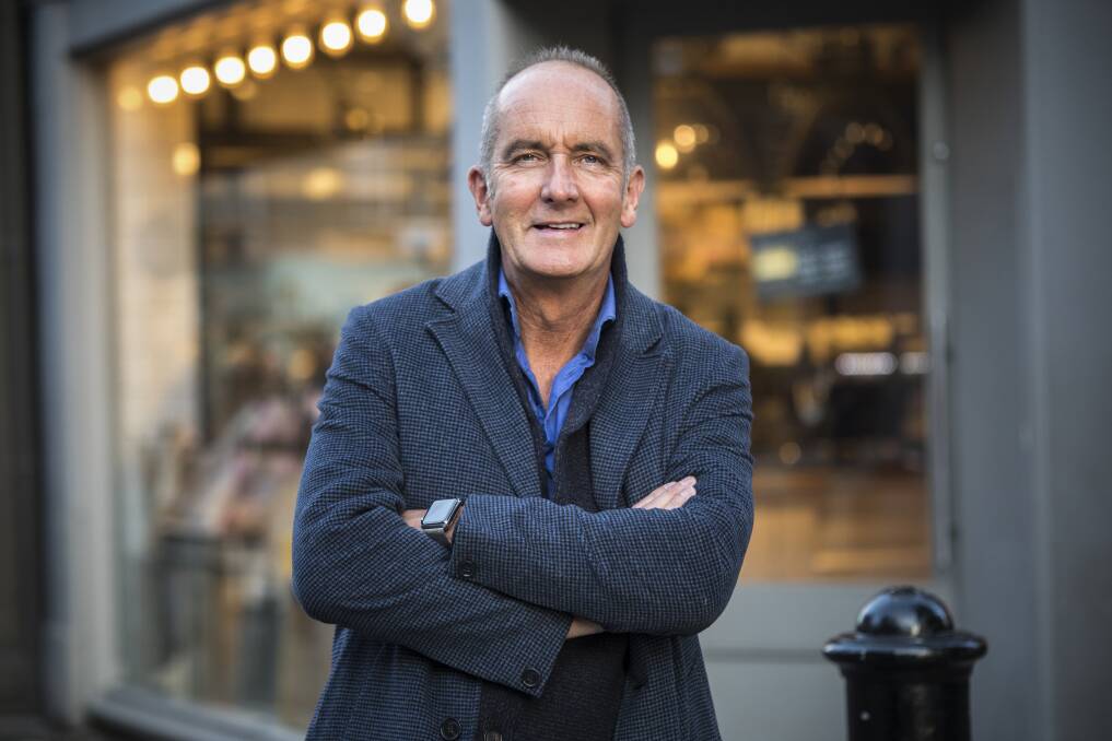 Kevin McCloud praised the Kingston Foreshore during his visit to Canberra in February. Picture: Supplied.