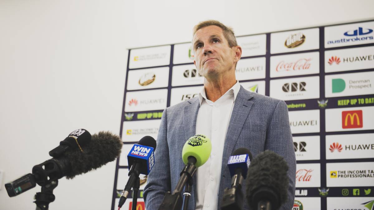 Canberra Raiders CEO Don Furner is considering options for how to get their entire squad match fit. Photo: Dion Georgopoulos