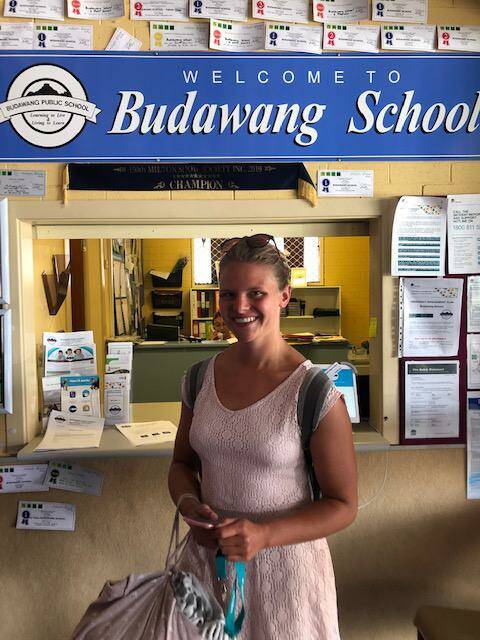GOOD TIMES: Practical student teacher, Lena from Germany, enjoyed her time at the school.