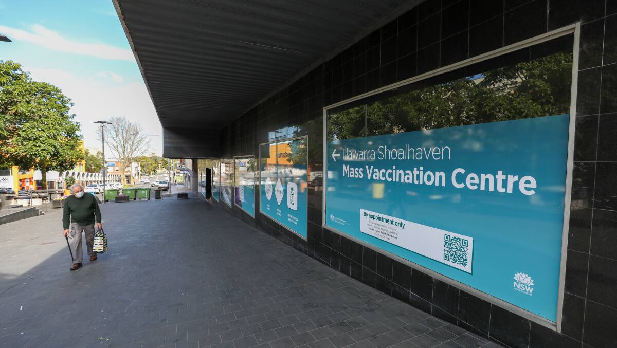 More Pfizer vaccine is headed for the Wollongong hub. Picture: Adam McLean