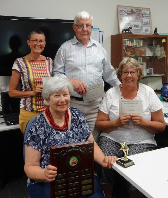 CREATE: Milton Ulladulla Family History Society "Roma Robbin Story Writing Award" winner and high commended recipients. Image: supplied.