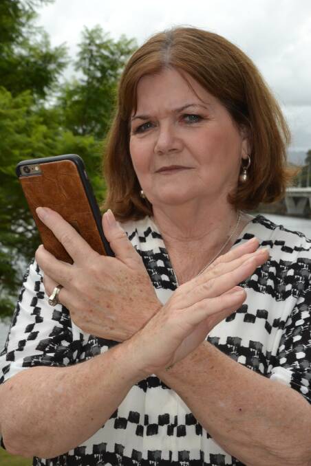 NOT ON: South Coast MP Shelley Hancock has called for ban a on "poisonous" smart-devices in schools across the country. Photo: Robert Crawford. 