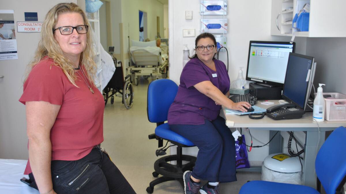 HERE FOR YOU: Nurse practitioners Kathryn Eiseman (left) and Karen Watling (right) will work from Milton Ulladulla Hospital ED unit over the summer season to help cope with increased demand. 