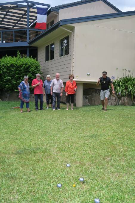 Members of the Alliance Francaise de Milton Ulladulla enjoying a game of pétanque. Image: supplied.  