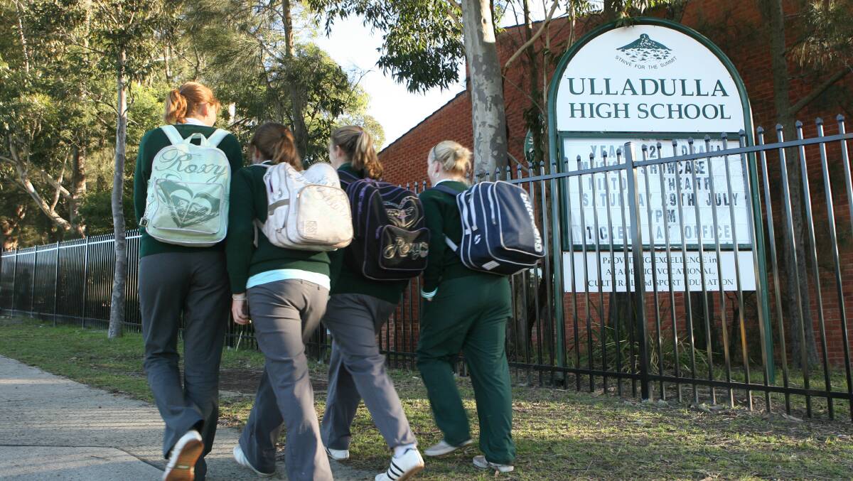 PACKED: With 1200 students, Ulladulla High School is the largest in the Shoalhaven. 