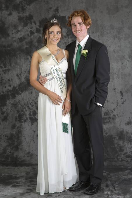 WINNING COUPLE: Last year's princess Emily Cadle, pictured with partner Deakin Flood. Photo: InSight Fotographics.