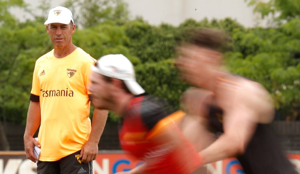 Alastair Clarkson wants the AFL to expand to Tasmania and the Northern Territory. Photo: Michael Willson/AFL Photos via Getty Images