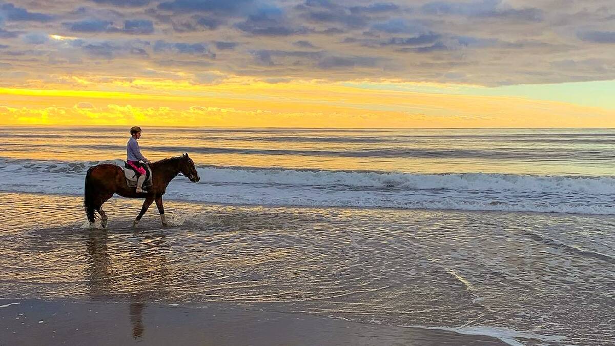 PIC OF THE DAY: Picture perfect sunrise at Seven Mile Beach. Photo by Regal Riding School. Send submissions to damian.mcgill@austcommunitymedia.com.au 
