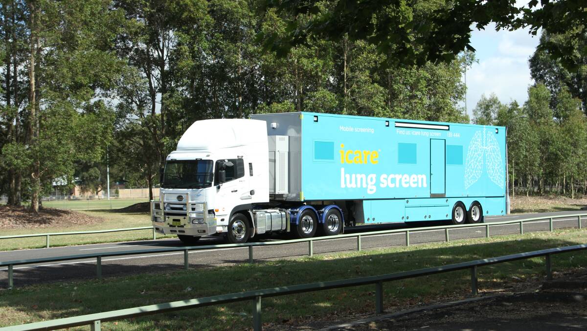 BOOK NOW: Make an appointment with the Lung Bus when its in Ulladulla from August 21 to 23. Photo: supplied. 