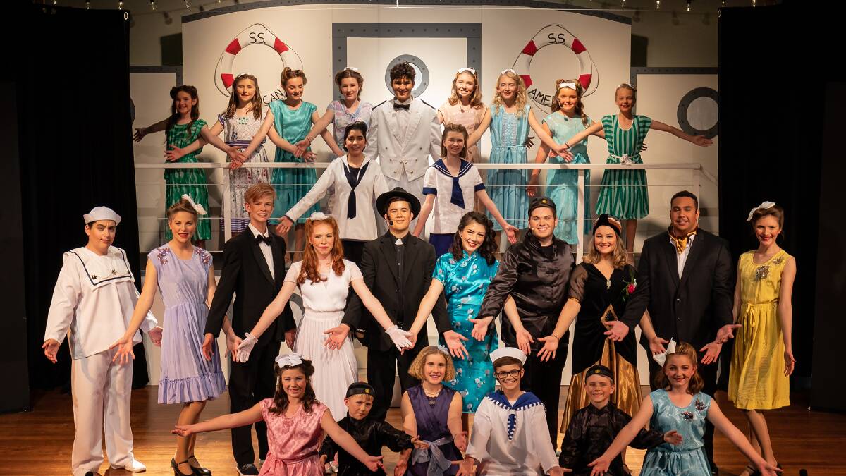 DON'T MISS: The cast of Anything Goes. Tickets for the final three shows on June 7, 8 and 9 are selling quickly. Photo: Anna Rosenzweig, production photographer.