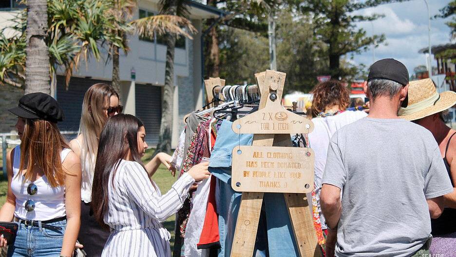 PAY OFF: Trade rubbish for clothes at the Saturday, June 15 event. Photo: Seaside Scavenge. 