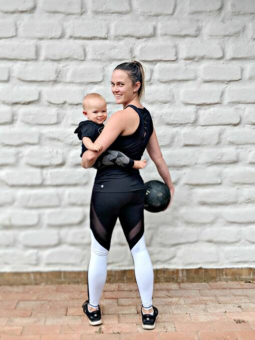 COMMUNITY: Samara Hedges, with nine-month-old son Quinn, aims to connect mums in the Shoalhaven region. Photo: supplied. 
