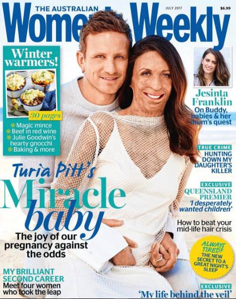 The South Coast couple on the July cover of Women's Weekly.