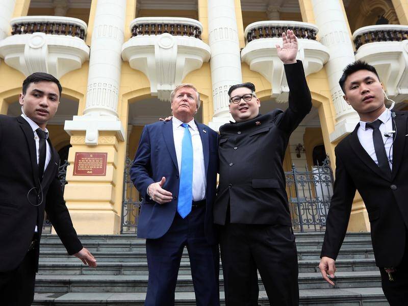 Two impersonators of leaders Kim Jong Un and Donald Trump are upsetting Vietnamese authorities.