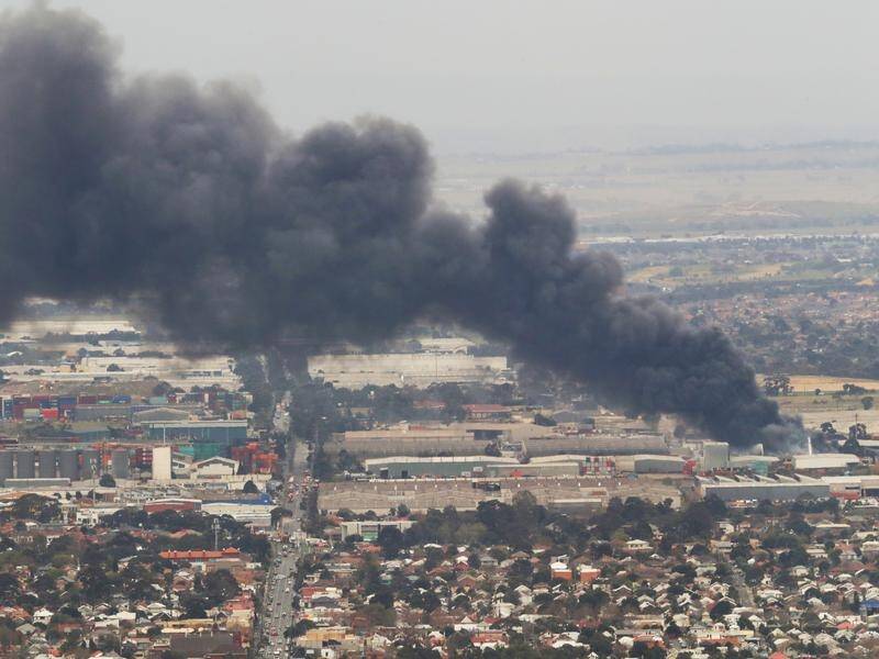 A factory that went up in flames in West Footscray, sending smoke over Melbourne, was not insured.