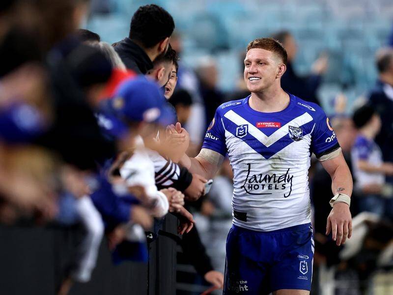 Dylan Napa is one of three Bulldogs who have to have an immediate COVID test and self-isolate.