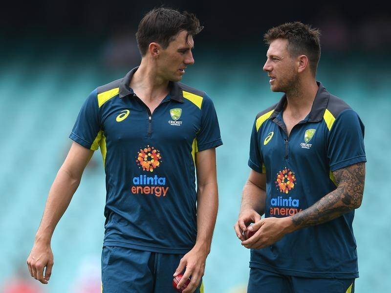 James Pattinson (r) has given former teammate Pat Cummins a ringing endorsement for the captaincy.