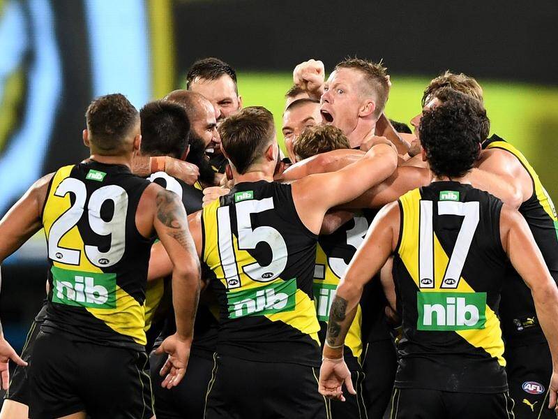 Richmond never stopped believing in their grand final even when Geelong had the upper hand early.