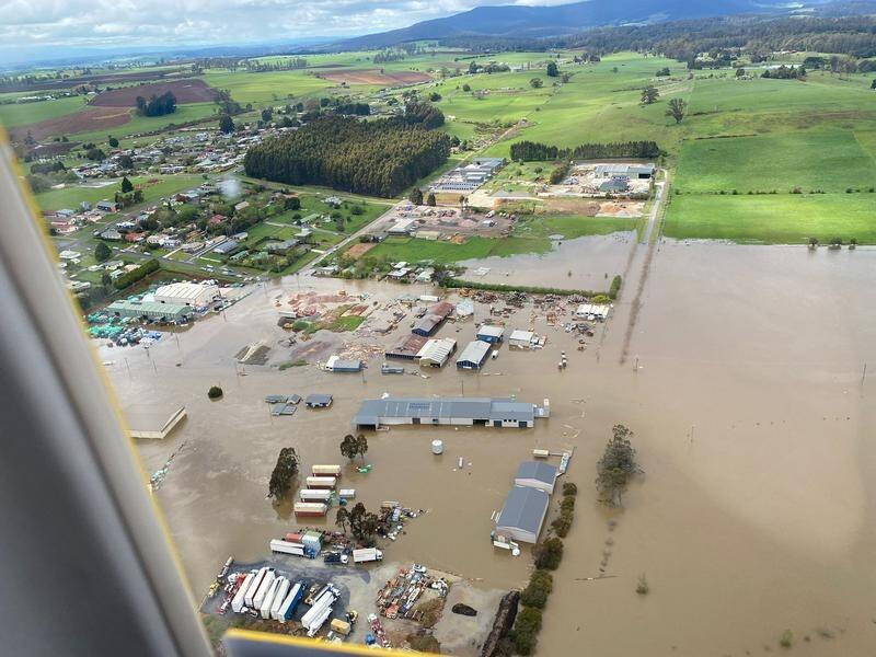 Residents in flood-hit parts of Tasmania face an anxious wait for rivers to subside. (PR HANDOUT IMAGE PHOTO)