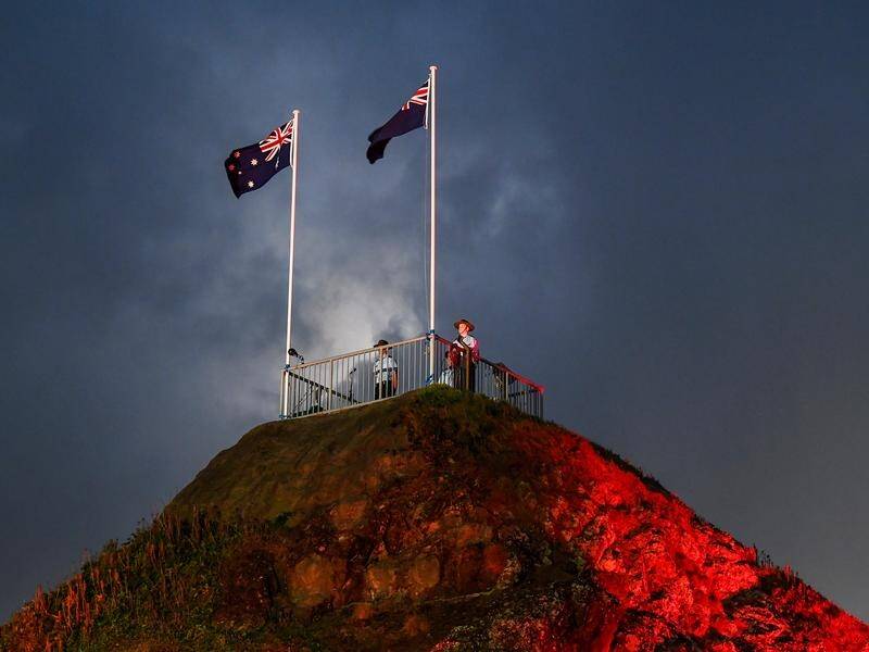 Anzac Day will begin with dawn services around the nation. (Jono Searle/AAP PHOTOS)