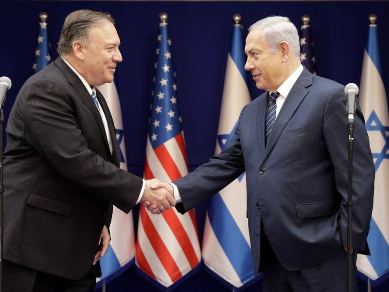 Secretary of State Mike Pompeo has reaffirmed US-Israel ties with Prime Minister Benjamin Netanyahu.