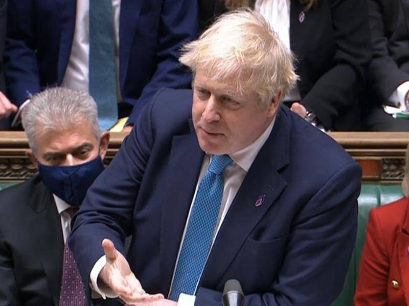 UK Prime Minister Boris Johnson has told parliament he is "getting on with the job".