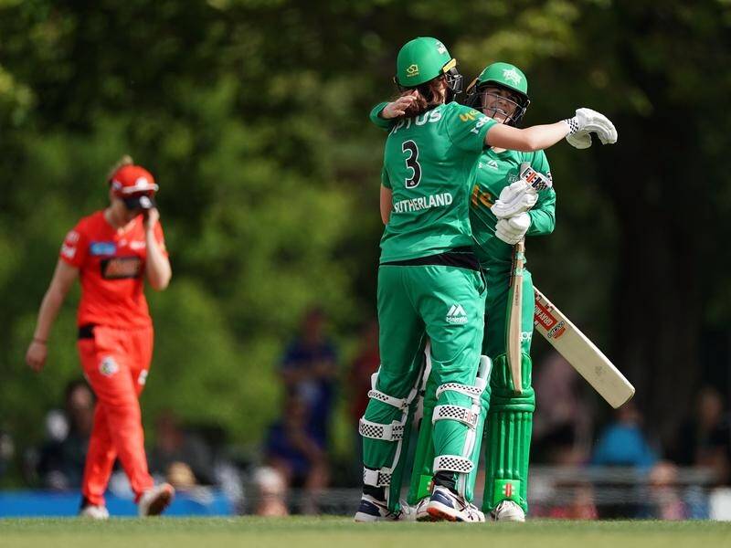 Erin Osborne's late-innings heroics have helped Melbourne Stars beat the Renegades in the WBBL.