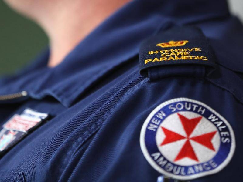 Australian Paramedics Association NSW members have launched a 12-hour strike. Picture by Jeremy Ng/AAP 