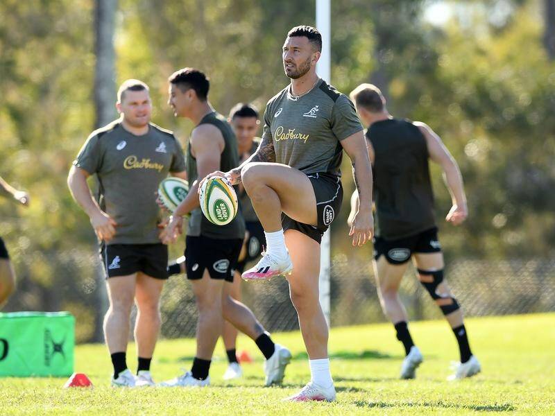 Te recalled Quade Cooper is keen to provide whatever help he can to the Wallabies' younger players.