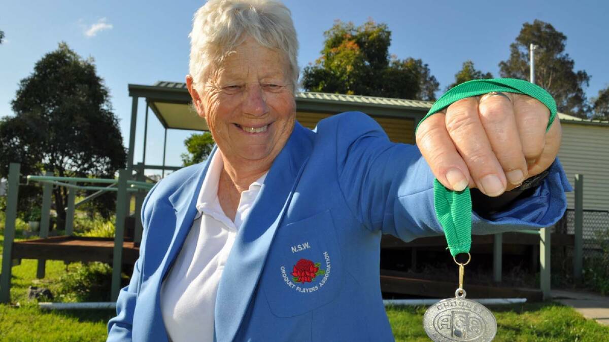 SILVER: Croquet player Jean Pack has come home with a silver medal from the Eire Cup.