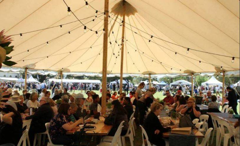 COVID cancellation: A scene from the inaugural South Coast Food and Wine Festival at Berry in 2019. The second event has been postponed 12 months to October 2021 in Huskisson. Picture: Greg Ellis.
