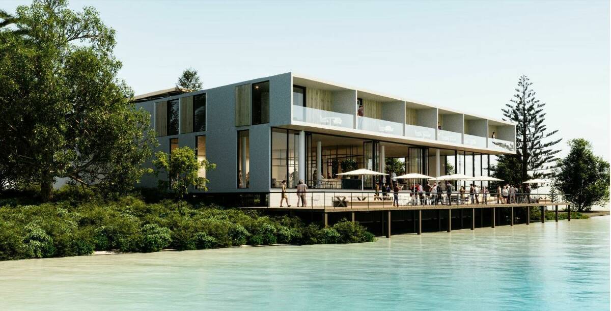Divided: The community is divided over a proposed development along the Burrill Lake foreshore. Picture: Colin Conn/Box Architects.