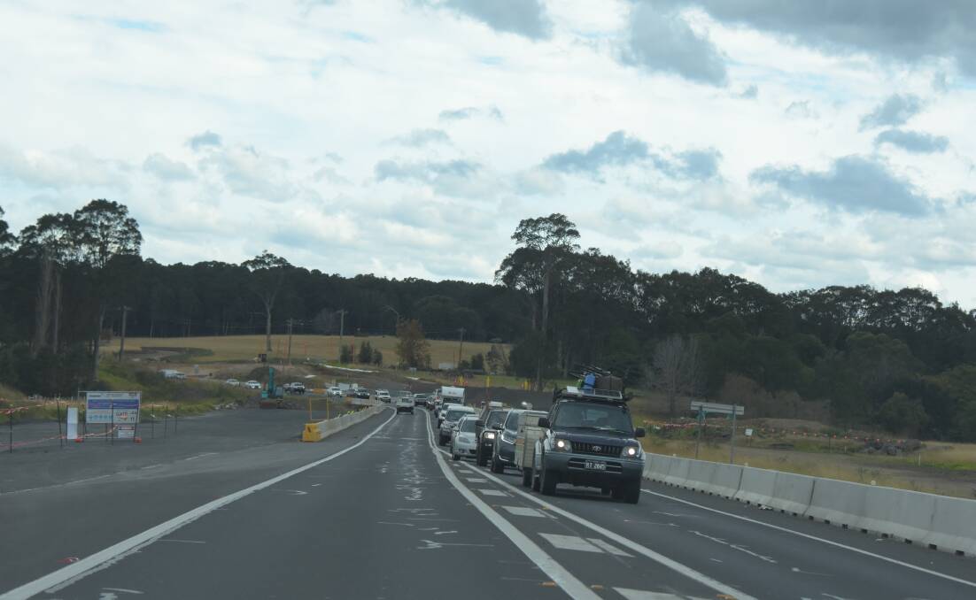 Princes Highway roadworks. Photo: file. 