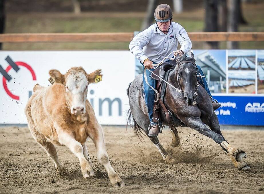 Queensland campdrafter Pete Comiskey took home the World Championship Gold Buckle Campdraft at Willinga Park in 2018.
